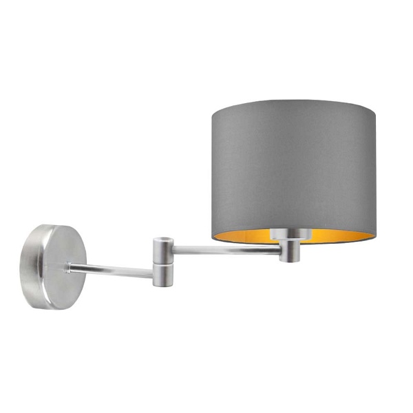 Kinkiet z przegubem BRAGE GOLD  Lysne