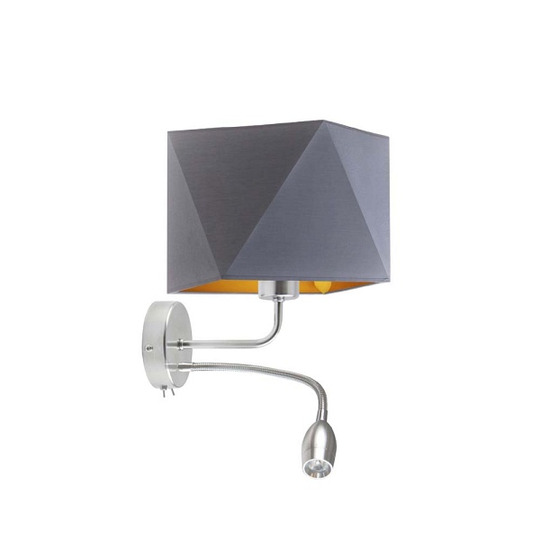 Kinkiet KENT GOLD z regulowanym panelem LED  Lysne