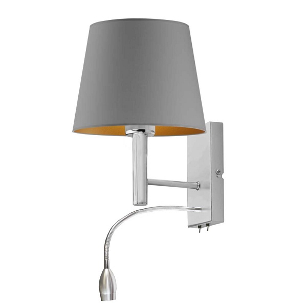 Kinkiet ścienny do salonu AUSTIN GOLD  Lysne