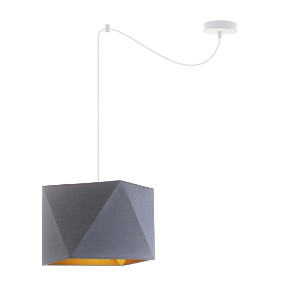 Lampa wisząca z regulowaną długością przewodu KANO D1 GOLD  Lysne