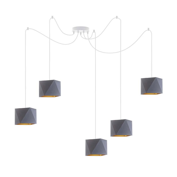 Lampa Wisząca  pająk KANO D5 GOLD  Lysne