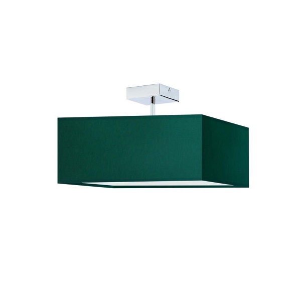 Lampa sufitowa do salonu ALBA - kolor zieleń butelkowa  Lysne