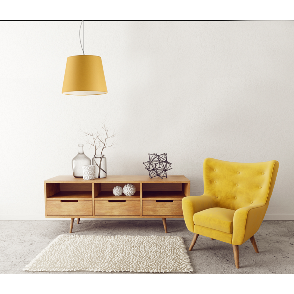 Żyrandol nad stół TUNIS - kolor beżowy  Lysne