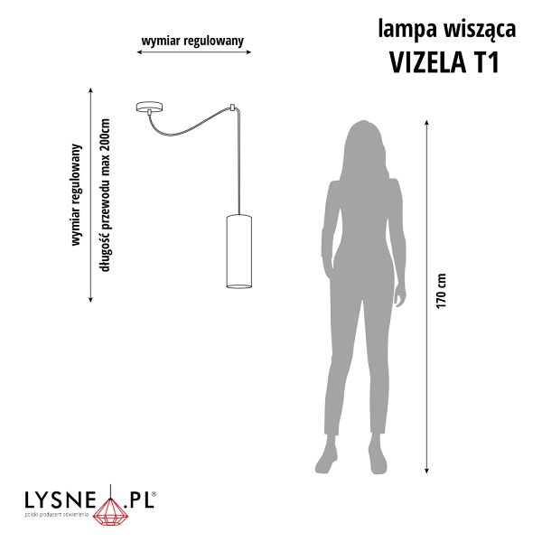 Żyrandol do pokoju dziecka VIZELA T1  Lysne