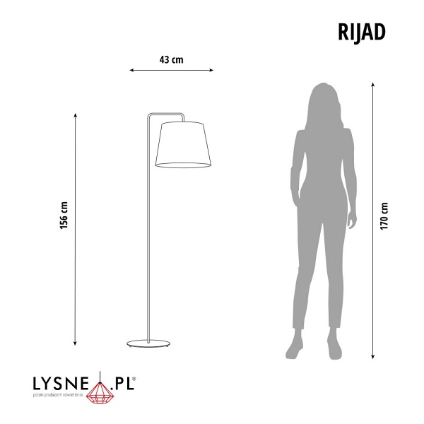 Lampa Dziecięca  stojąca RIJAD  Lysne