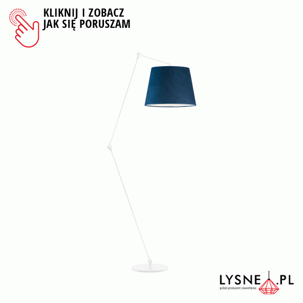 Lampa Nowoczesna  podłogowa MANILA VELUR  Lysne