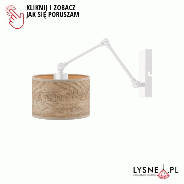 Kinkiet Nowoczesny  do salonu TULON ECO  Lysne