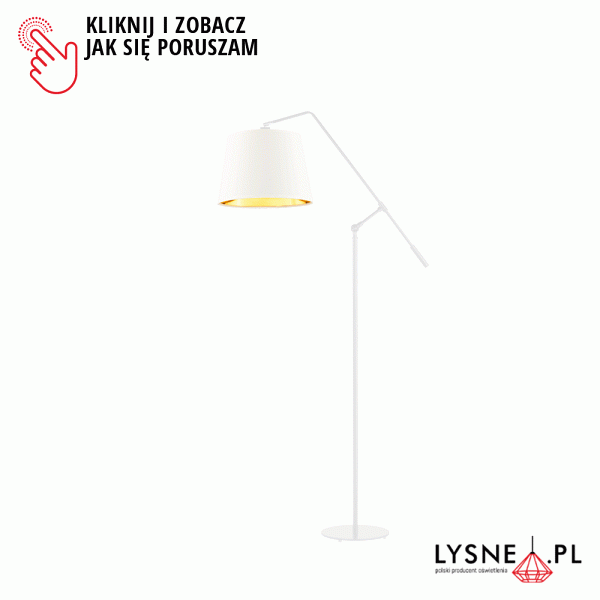 Lampa Nowoczesna  podłogowa FOYA GOLD  Lysne