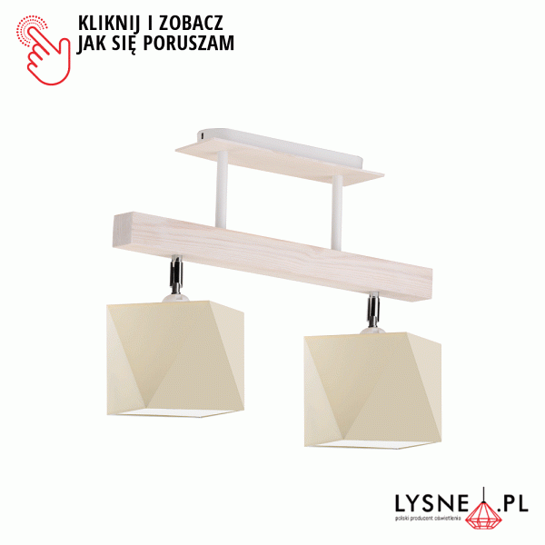 Żyrandol do pokoju ASTIR  Lysne