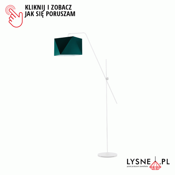 Lampa podłogowa do salonu TOLEDO  Lysne
