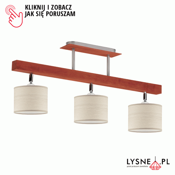 Lampa Nowoczesna  sufitowa HOLLYWOOD ECO  Lysne