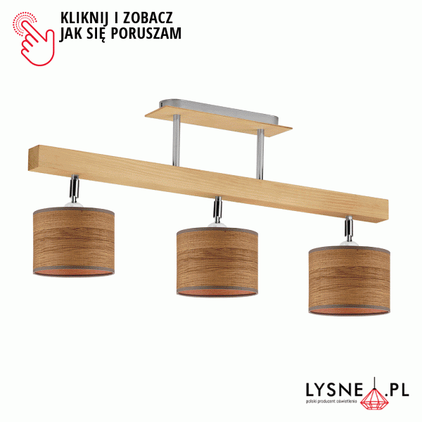 Plafon sufitowy HOLLYWOOD ECO  Lysne