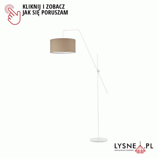 Lampa Nowoczesna  podłogowa do sypialni BILBAO  Lysne