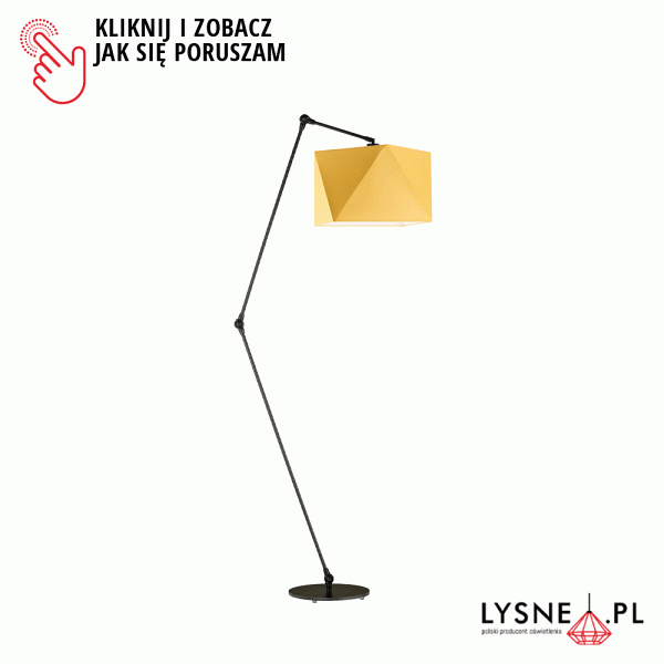 Lampa stojąca z regulacją kąta padania światła OSAKA  Lysne