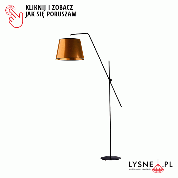 Lampa Ekskluzywna  stojąca do salonu VIGO MIRROR  Lysne