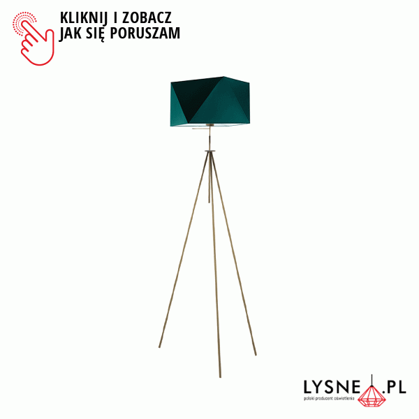 Lampa Nowoczesna  podłogowa na trzech nogach HAVANA  Lysne
