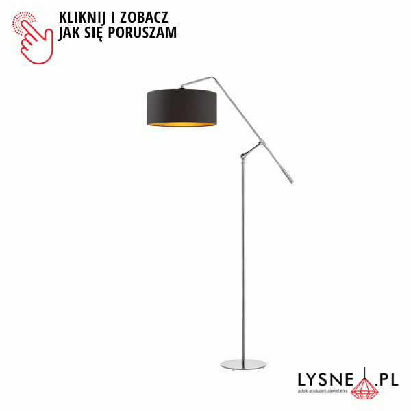Lampa Nowoczesna  podłogowa LIBERIA GOLD  Lysne