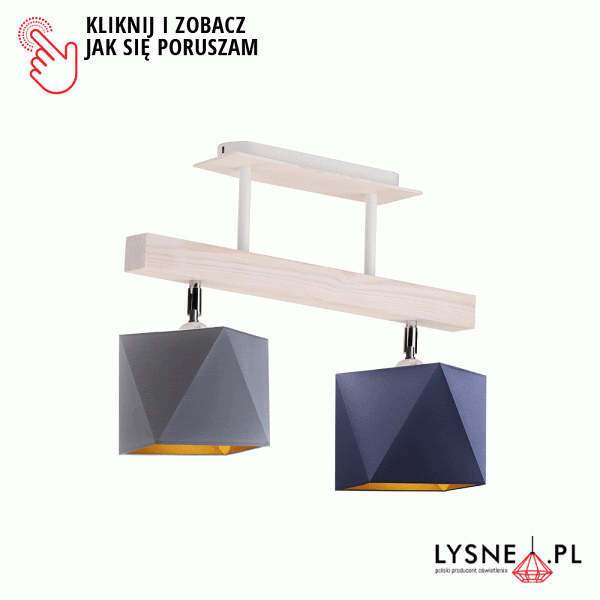 Żyrandol do pokoju ASTIR GOLD  Lysne