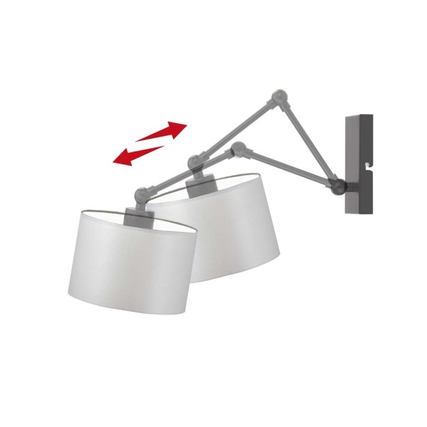 Kinkiet do sypialni nad łóżko TULON  Lysne