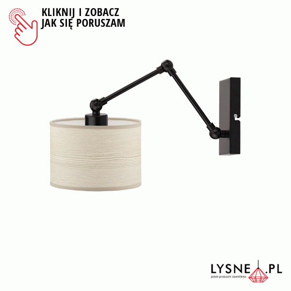 Kinkiet z regulowanym ramieniem TULON ECO  Lysne