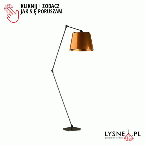 Lampa stojąca do salonu MANILA MIRROR  Lysne