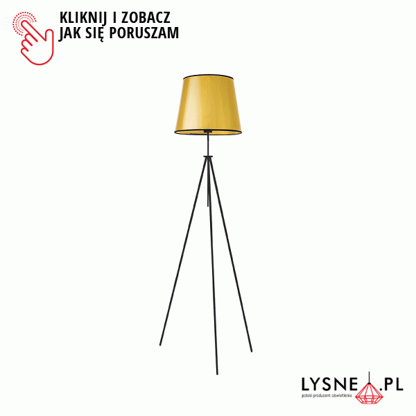 Lampa podłogowa na trzech nogach OSLO MIRROR  Lysne