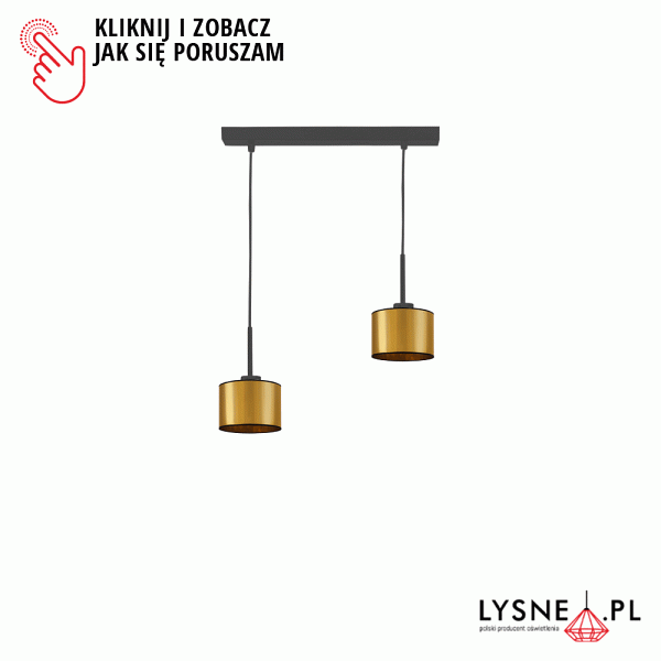 Lampa wisząca w stylu glamour MONTANA MIRROR  Lysne