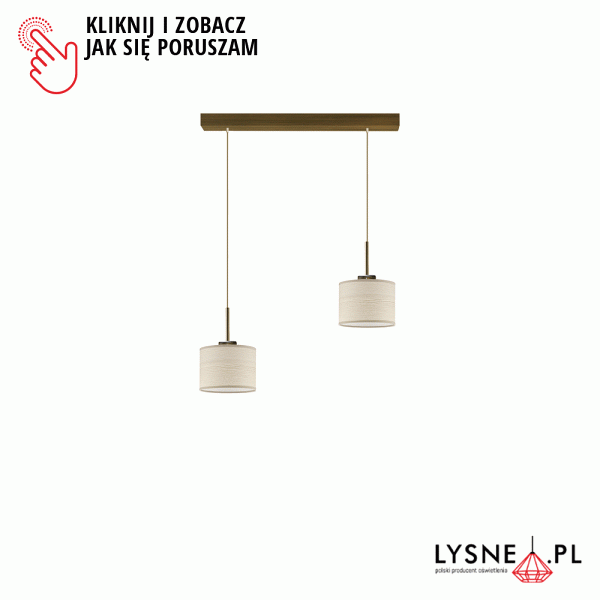 Żyrandol nad wyspę kuchenną MONTANA ECO  Lysne