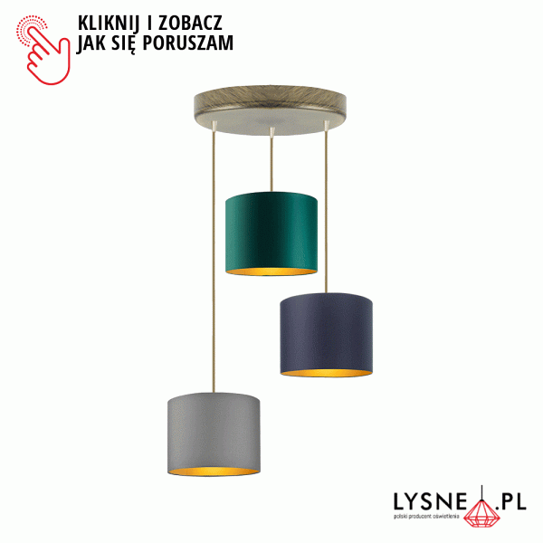 Żyrandol do jadalni PUEBLO GOLD  Lysne