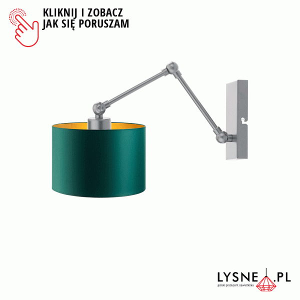 Lampa Nowoczesna  ścienna TULON GOLD  Lysne