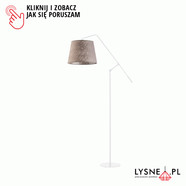 Lampa stojąca do czytania FOYA  Lysne