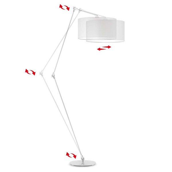 Lampa stojąca do pokoju młodzieżowego BARI  Lysne