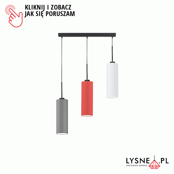 Lampa wisząca na szynie BORNEO  Lysne