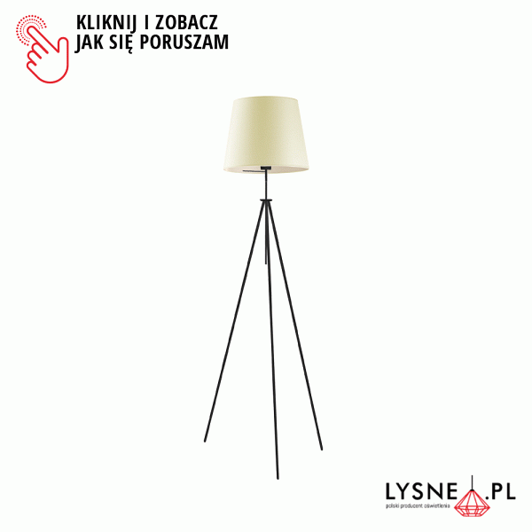 Lampa Nowoczesna  podłogowa do sypialni OSLO  Lysne