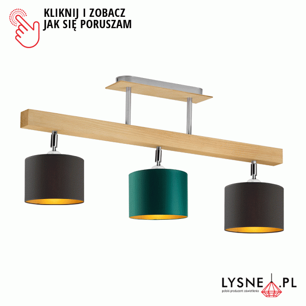 Oświetlenie kuchenne HOLLYWOOD GOLD  Lysne