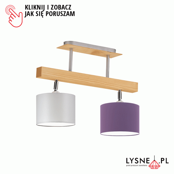 Oświetlenie do pokoju chłopca EPIR  Lysne