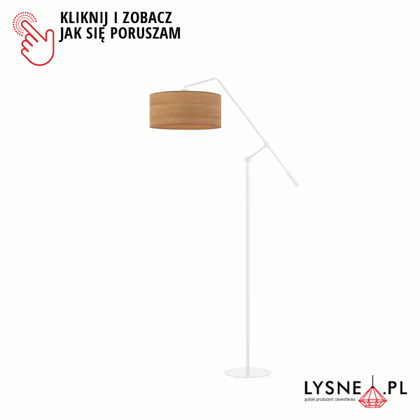 Designerskie oświetlenie z regulowanym ramieniem LIBERIA ECO  Lysne