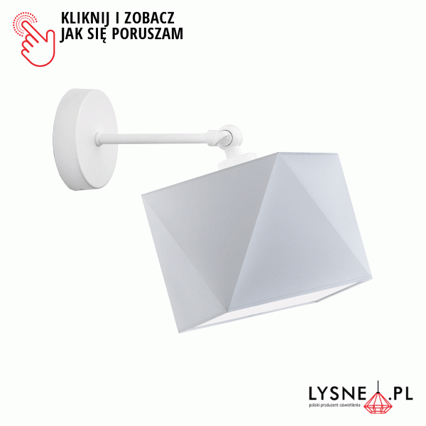 Lampka stołowa ze złotym wnętrzem ASMARA VELUR  Lysne