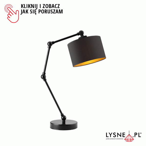 Lampka Nowoczesna  nocna z możliwością regulacji ASMARA ECO  Lysne