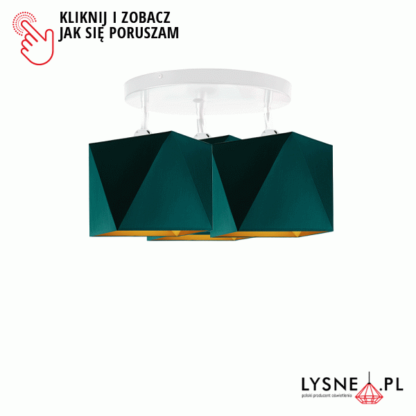 Plafon salonowy MINORKA GOLD  Lysne