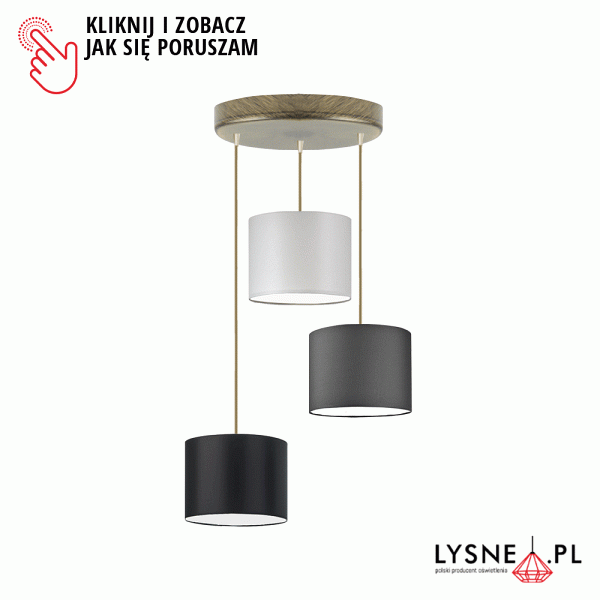 Lampa Sufitowa  wisząca PUEBLO  Lysne