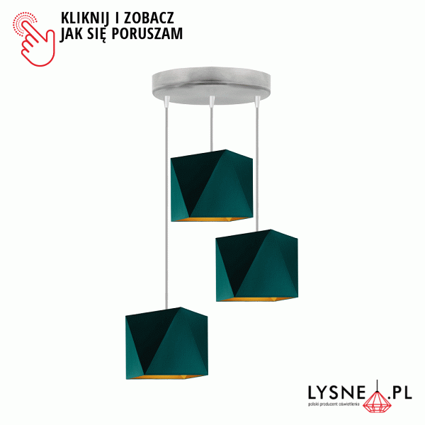 Lampa wisząca do salonu MAJORKA GOLD  Lysne