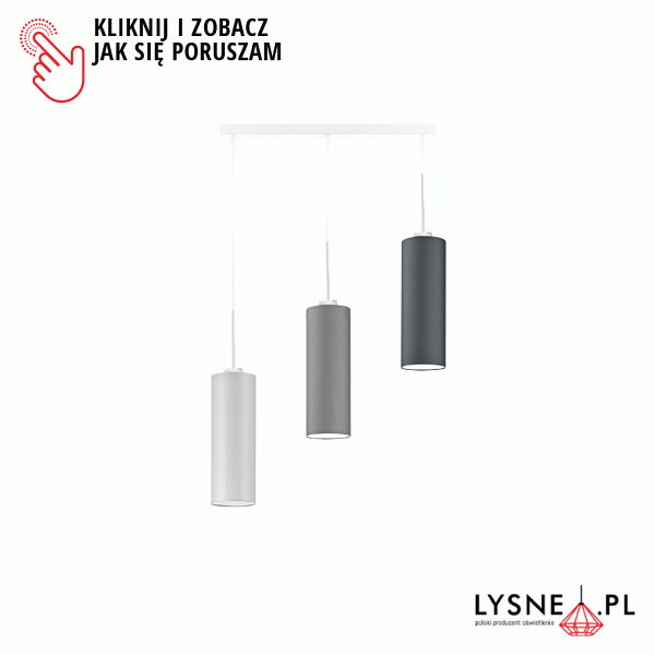 Lampa wisząca do salonu BORNEO GOLD  Lysne