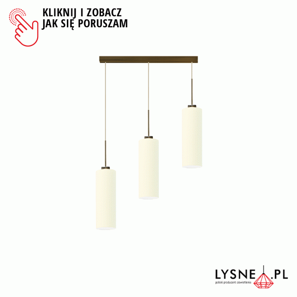 Lampa wisząca nad stół BORNEO  Lysne