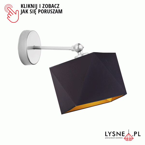 Lampka Designerska  ścienna do czytania ULSAN GOLD  Lysne