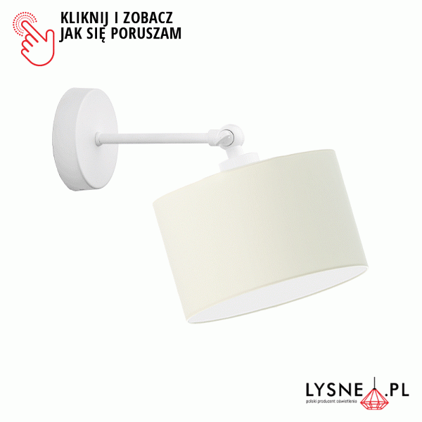 Stylowe oświetlenie ścienne do przedpokoju TETE  Lysne