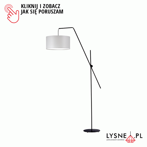 Lampa stojąca do salonu BILBAO  Lysne