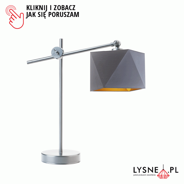 Stylowe oświetlenie do pokoju dziennego BELO GOLD  Lysne