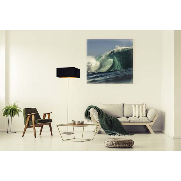 Lampa stojąca do sypialni PRAGA GOLD  Lysne