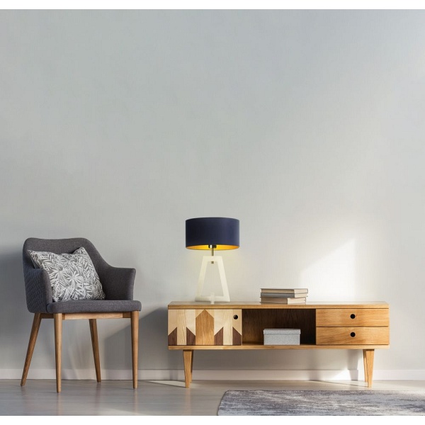 Lampka na stolik do salonu CLIO GOLD  Lysne